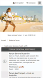 Mobile Screenshot of forum-australie.com