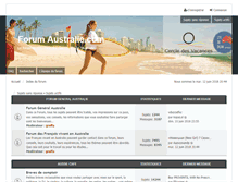 Tablet Screenshot of forum-australie.com